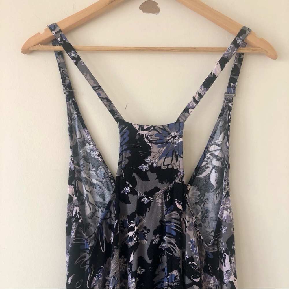 Free People Jump & Jive Floral Print Button-Down Ultra Mini Dress Size 2 - Picture 8 of 8